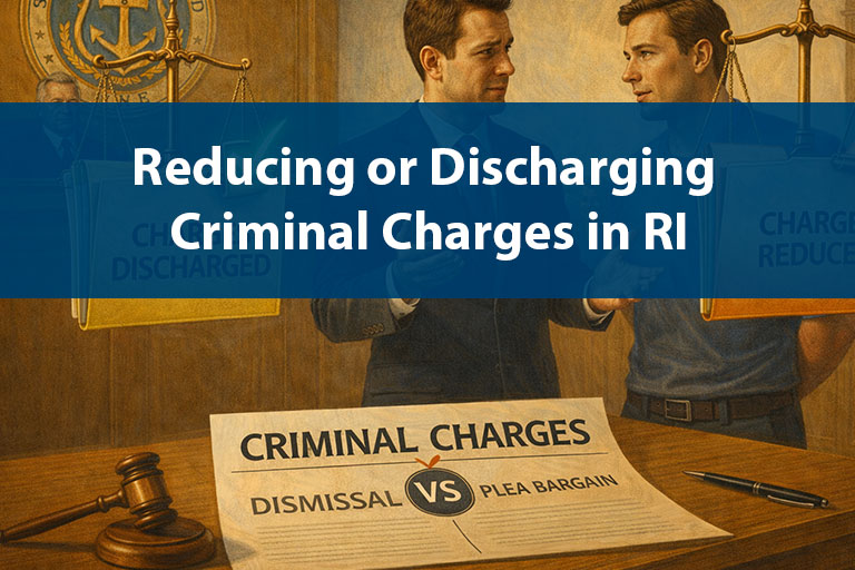 Reducing or Discharging Criminal Charges in RI