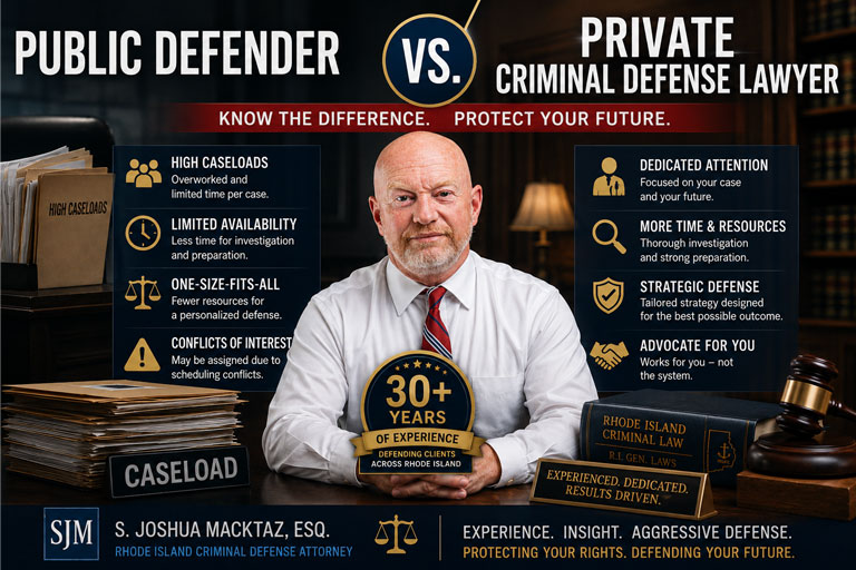 Public Defender vs. Private Criminal Defense Lawyer